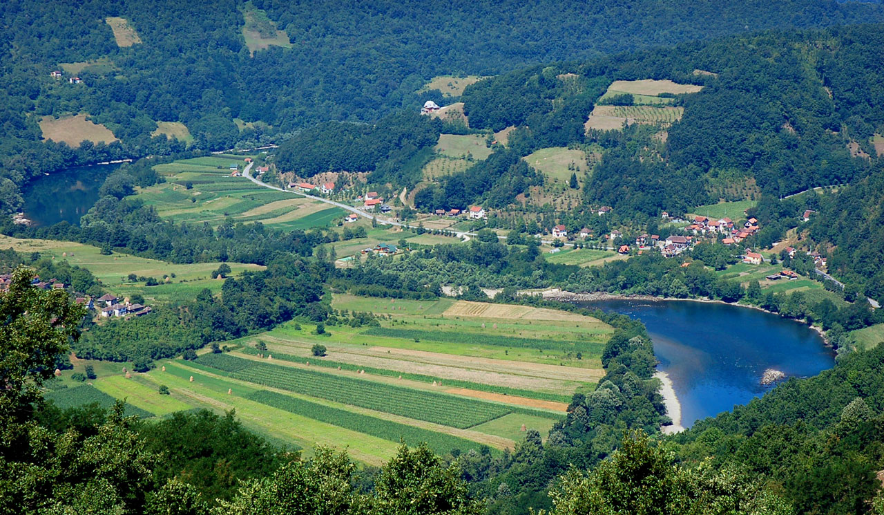 A view on the Drina river